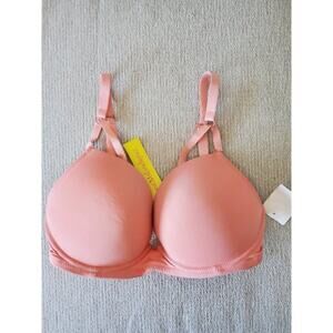 Catherine Malandrino Pink Smooth Bra 32DD, New With Tags